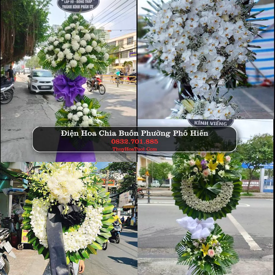 Đặt Vòng Hoa Chia Buồn tại Phường Phố Hiến, Hưng Yên
