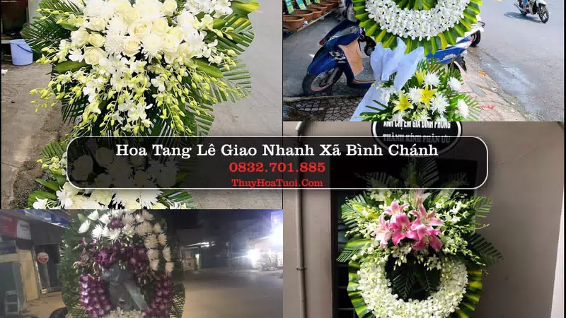 Đặt Vòng Hoa Chia Buồn tại Xã Bình Chánh, TP.HCM
