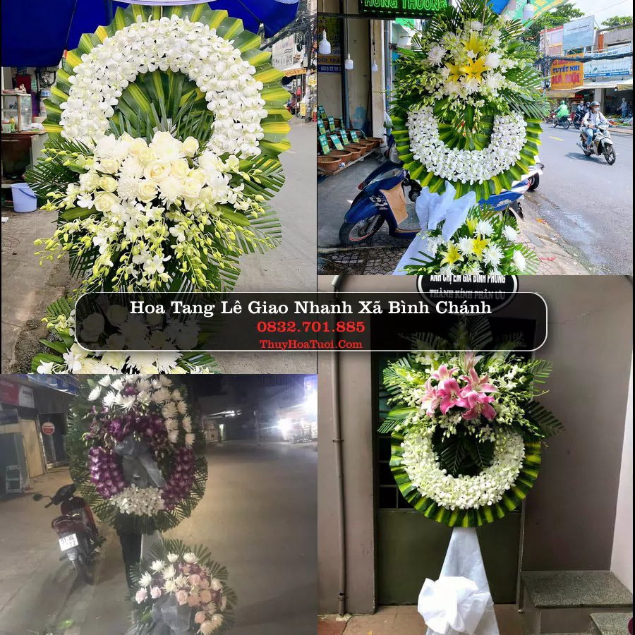 Đặt Vòng Hoa Chia Buồn tại Xã Bình Chánh, TP.HCM