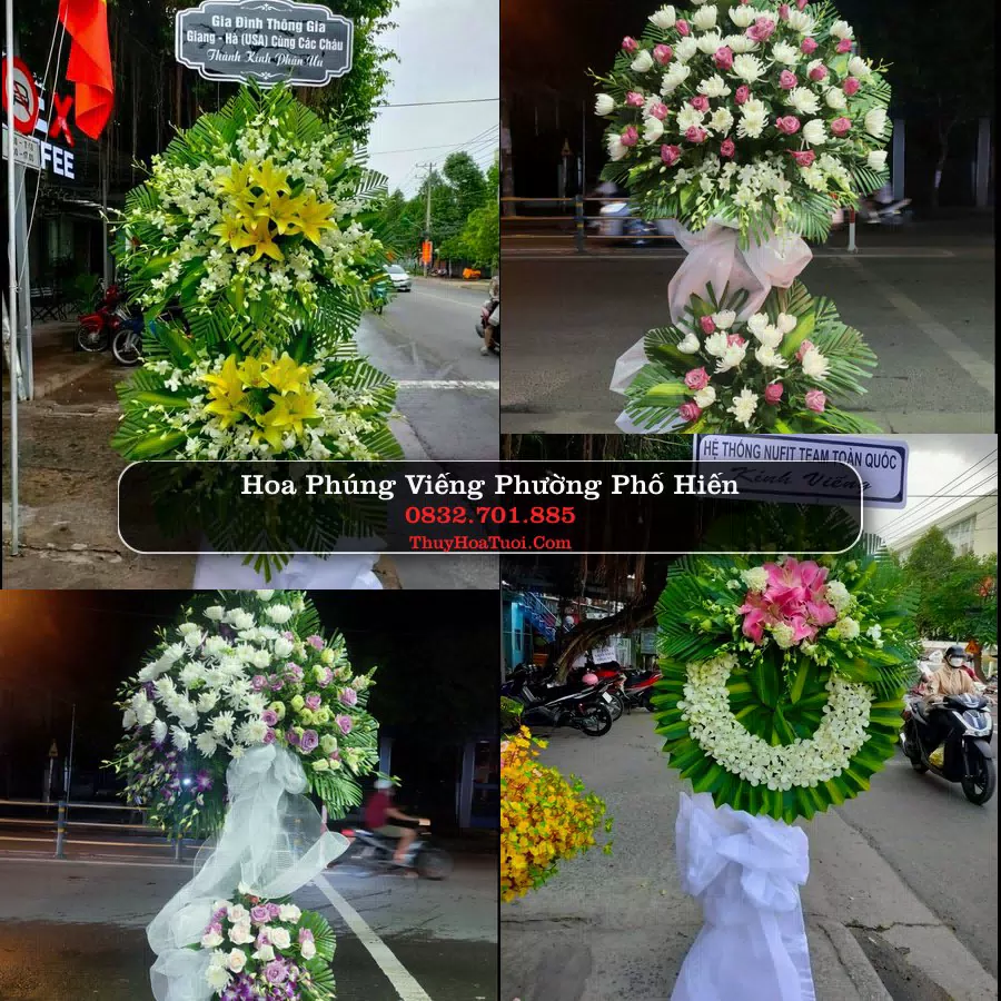 Vòng hoa chia buồn Phường Phố Hiến - ThuyHoaTuoi.Com