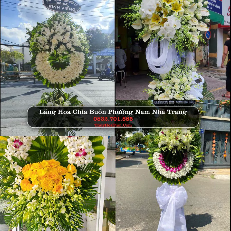 Đặt Hoa Tang Lễ tại Phường Nam Nha Trang, Khánh Hòa