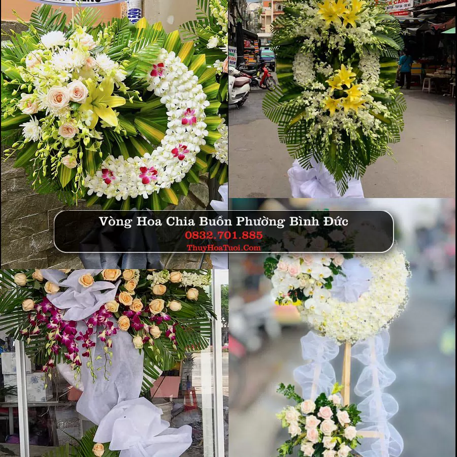 Đặt Hoa Chia Buồn tại Phường Bình Đức, An Giang