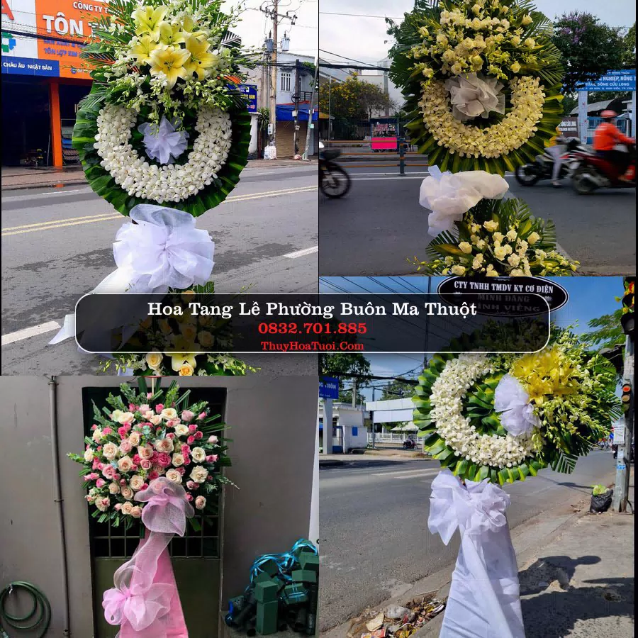 Đặt Hoa Tang Lễ tại Phường Buôn Ma Thuột, Đắk Lắk