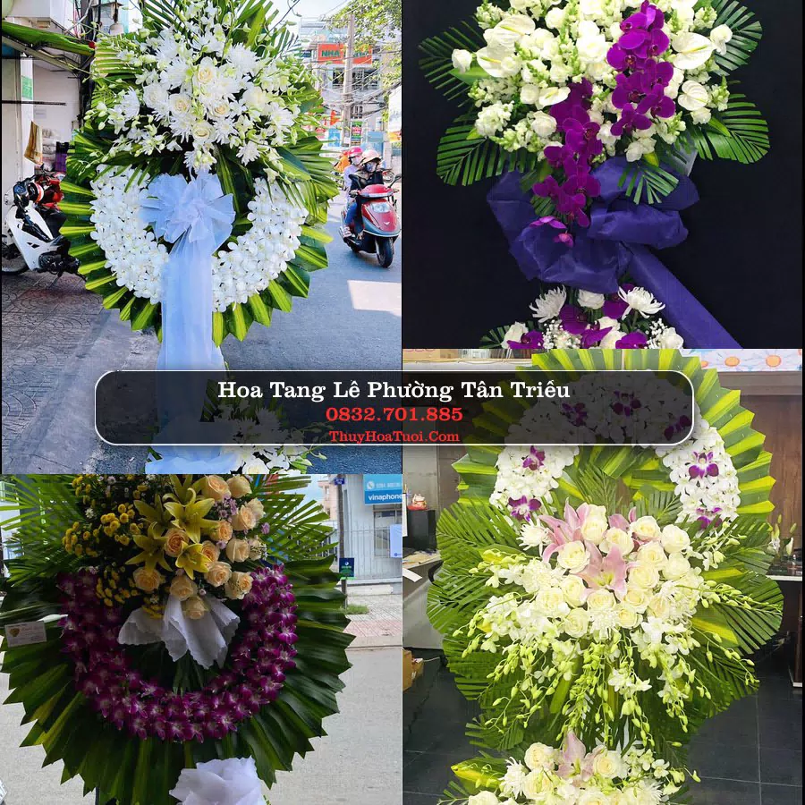 Vòng hoa chia buồn Phường Tân Triều - ThuyHoaTuoi.Com