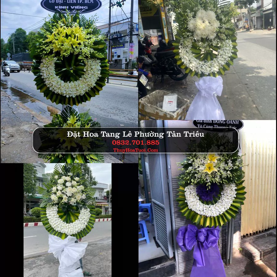 Kệ hoa tang lễ giao tại Phường Tân Triều, Đồng Nai