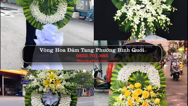 Đặt Vòng Hoa Đám Tang tại Phường Bình Quới, TP.HCM
