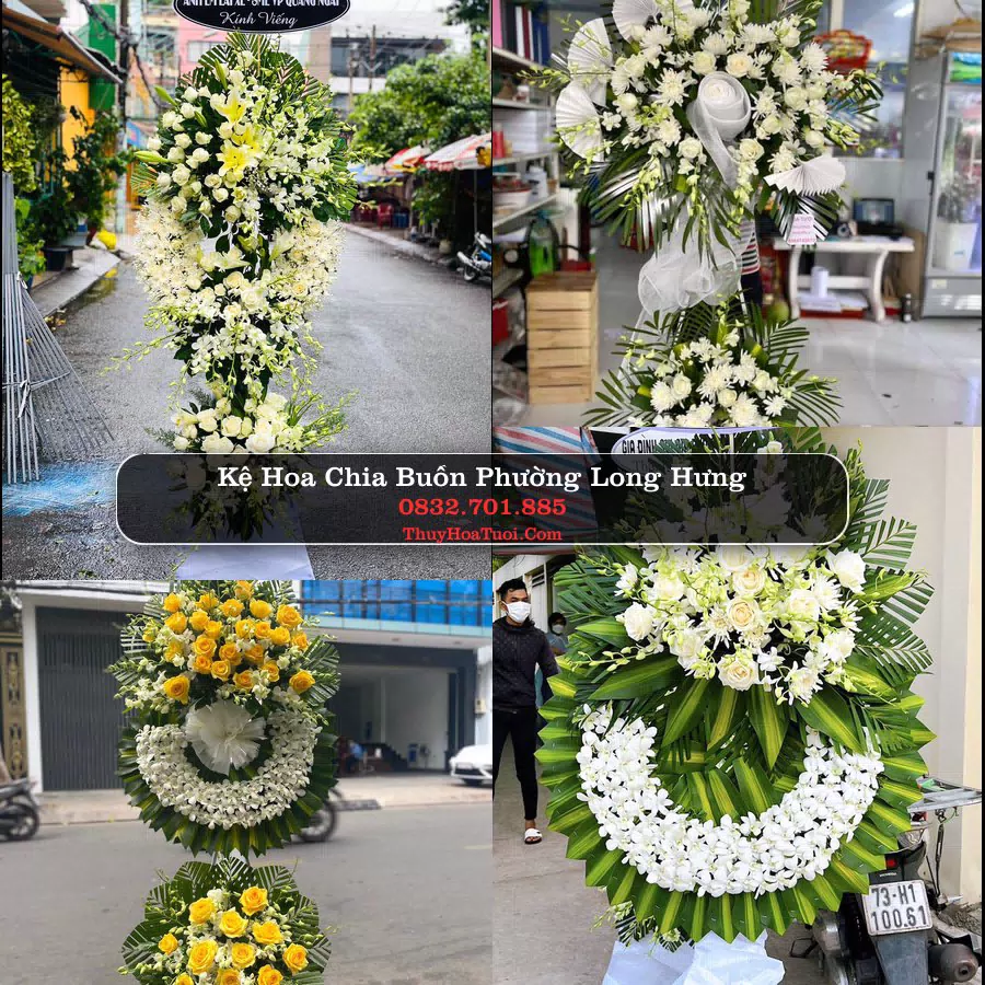Đặt Vòng Hoa Chia Buồn tại Phường Long Hưng, Đồng Nai