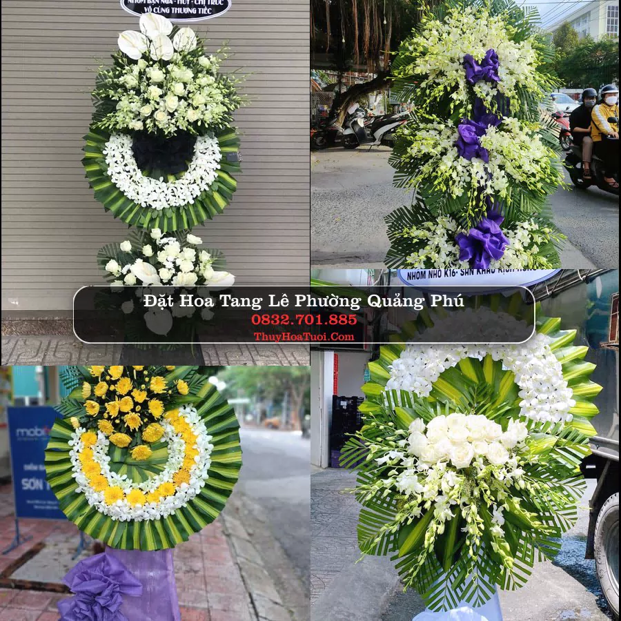 Kệ hoa tang lễ giao tại Phường Quảng Phú, Thanh Hóa