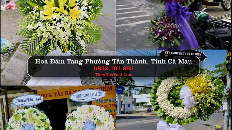 Đặt Vòng Hoa Chia Buồn tại Phường Tân Thành, Cà Mau