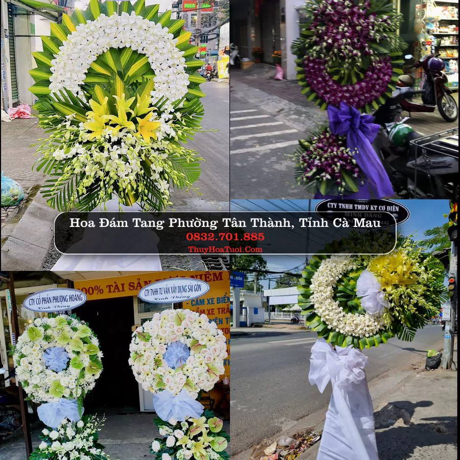 Đặt Vòng Hoa Chia Buồn tại Phường Tân Thành, Cà Mau
