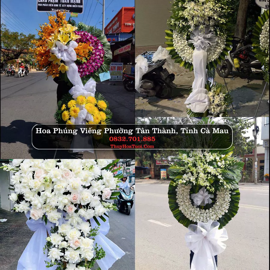 Kệ hoa tang lễ giao tại Phường Tân Thành, Cà Mau
