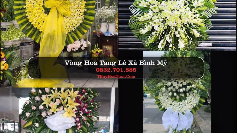 Đặt Hoa Tang Lễ tại Xã Bình Mỹ, TP.HCM