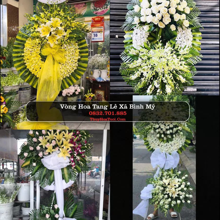 Đặt Hoa Tang Lễ tại Xã Bình Mỹ, TP.HCM
