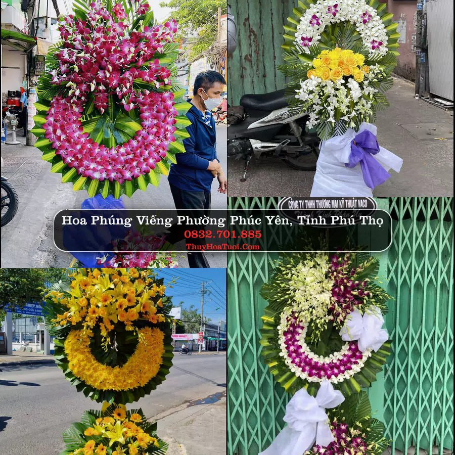 Kệ hoa tang lễ giao tại Phường Phúc Yên, Phú Thọ