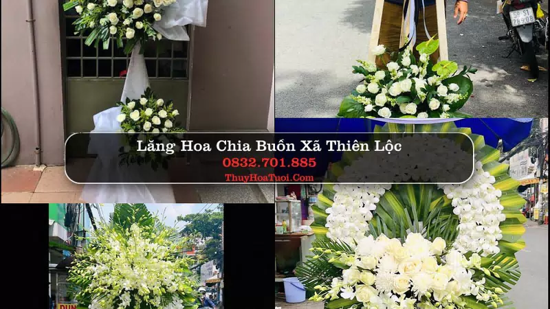 Đặt Hoa Chia Buồn tại Xã Thiên Lộc, Hà Nội