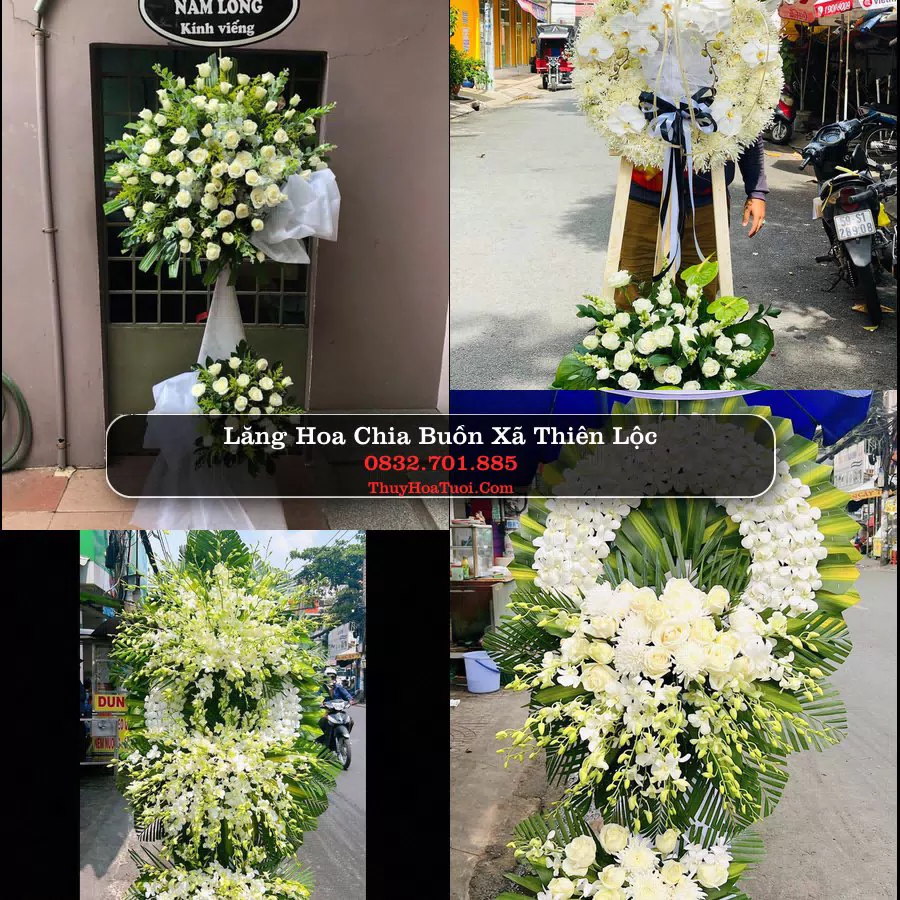 Đặt Hoa Chia Buồn tại Xã Thiên Lộc, Hà Nội