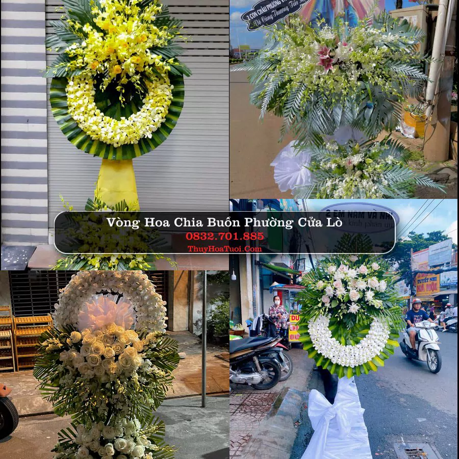 Vòng hoa chia buồn Phường Cửa Lò - ThuyHoaTuoi.Com