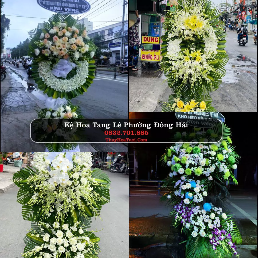 Vòng hoa chia buồn Phường Đông Hải - ThuyHoaTuoi.Com