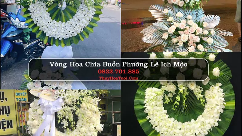 Đặt Vòng Hoa Tang Lễ tại Phường Lê Ích Mộc, Hải Phòng