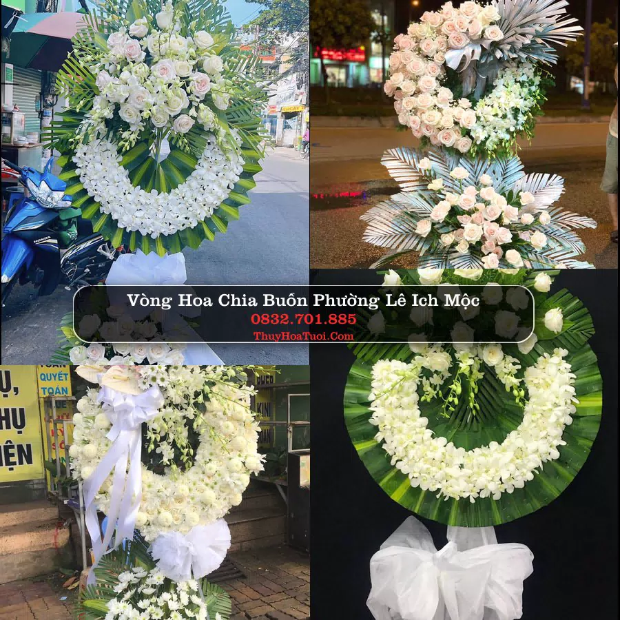 Đặt Vòng Hoa Tang Lễ tại Phường Lê Ích Mộc, Hải Phòng