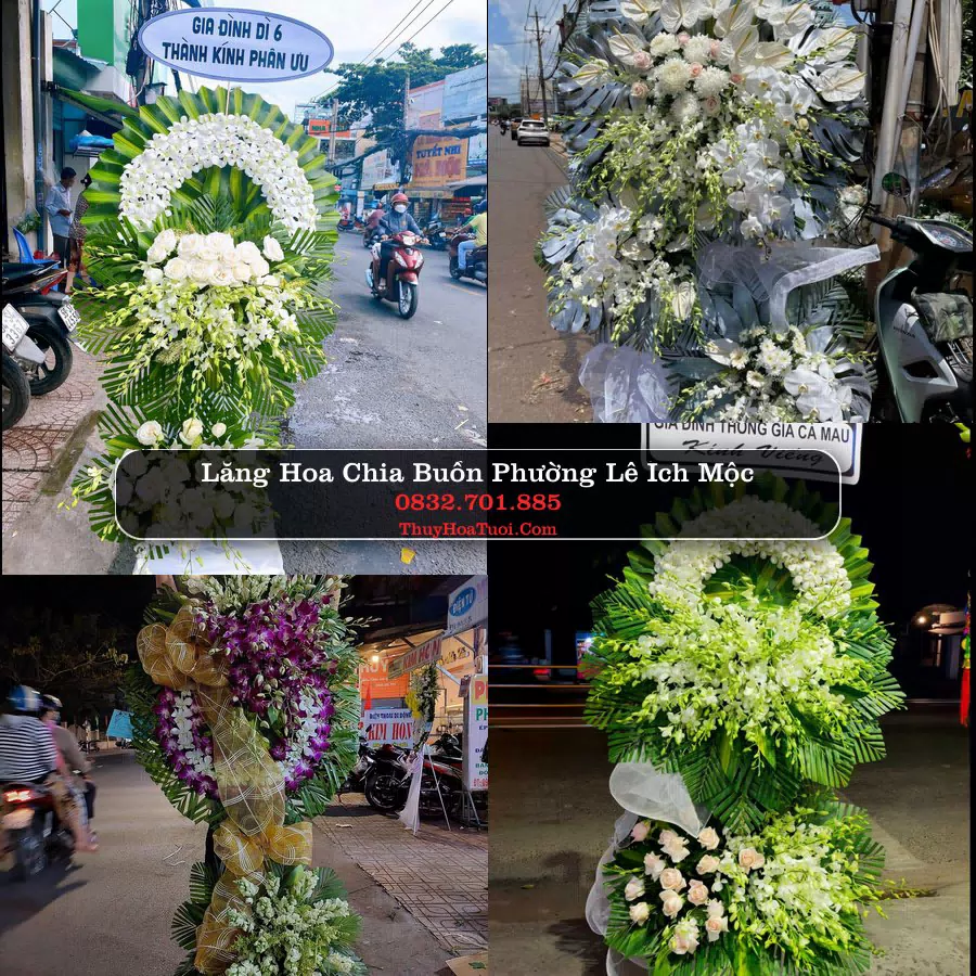 Kệ hoa tang lễ giao tại Phường Lê Ích Mộc, Hải Phòng
