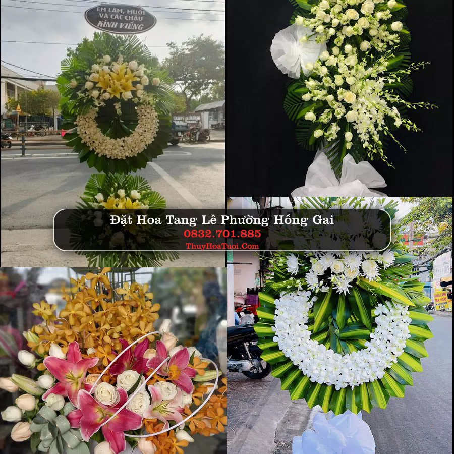 Kệ hoa tang lễ giao tại Phường Hồng Gai, Quảng Ninh