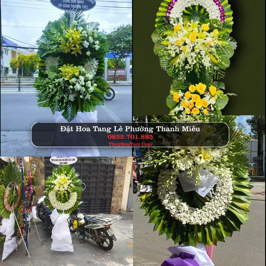 Đặt Hoa Chia Buồn tại Phường Thanh Miếu, Phú Thọ