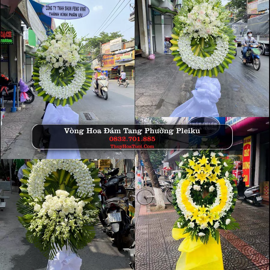 Đặt Vòng Hoa Tang Lễ tại Phường Pleiku, Gia Lai
