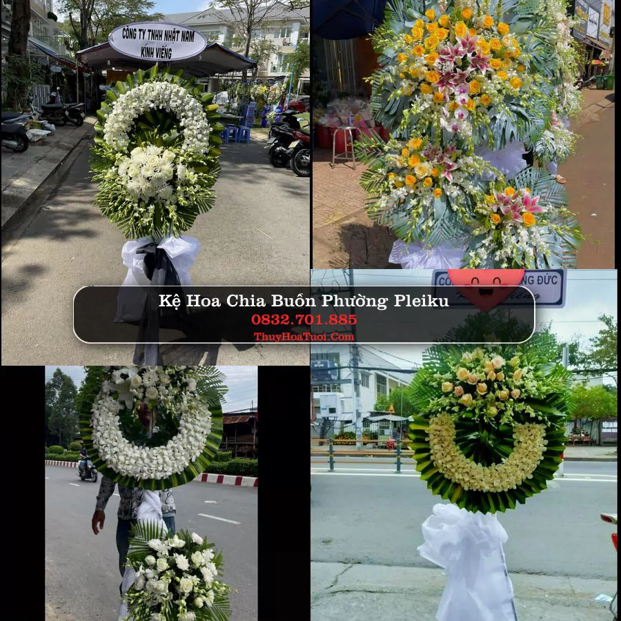 Kệ hoa tang lễ giao tại Phường Pleiku, Gia Lai