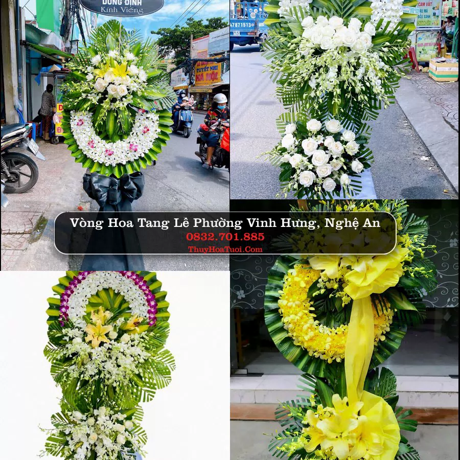 Đặt Vòng Hoa Tang Lễ tại Phường Vinh Hưng, Nghệ An