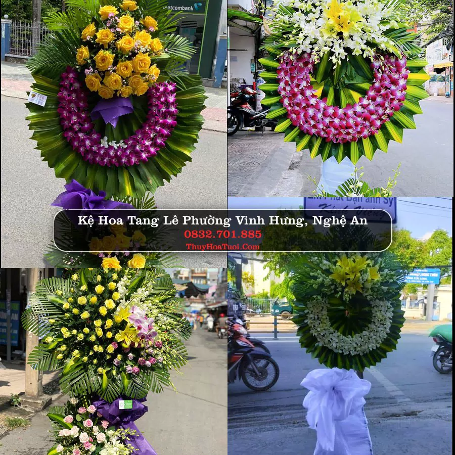 Vòng hoa chia buồn Phường Vinh Hưng - ThuyHoaTuoi.Com
