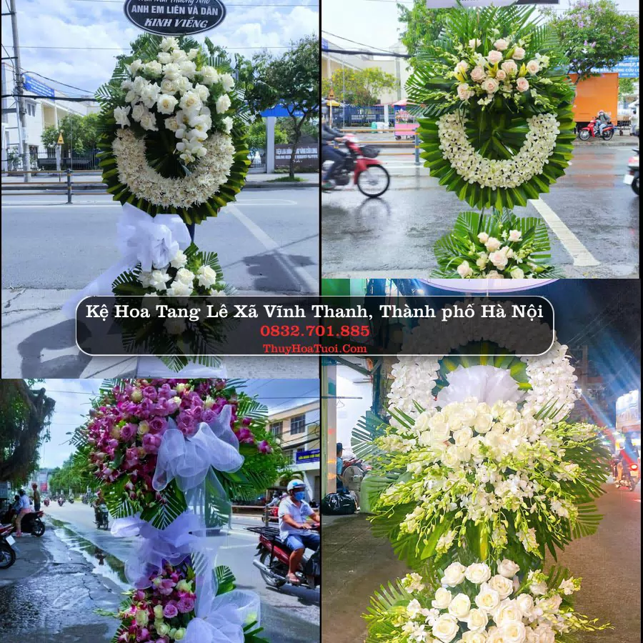 Đặt Vòng Hoa Tang Lễ tại Xã Vĩnh Thanh, Hà Nội