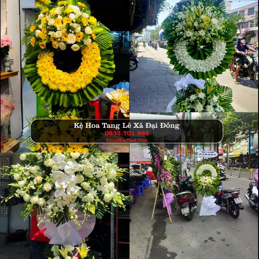 Kệ hoa tang lễ giao tại Xã Đại Đồng, Bắc Ninh