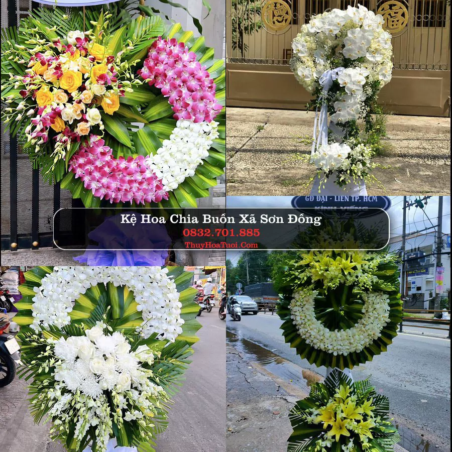 Kệ hoa tang lễ giao tại Xã Sơn Đồng, Hà Nội