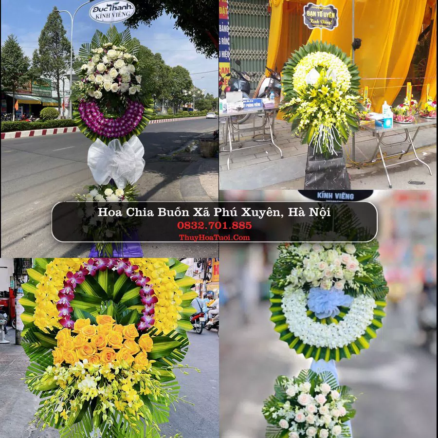 Vòng hoa chia buồn Xã Phú Xuyên - ThuyHoaTuoi.Com