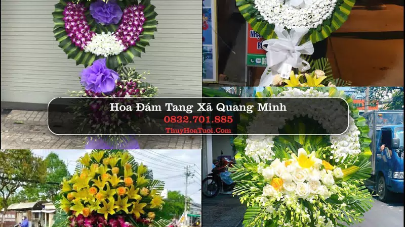 Đặt Vòng Hoa Tang Lễ tại Xã Quang Minh, Hà Nội