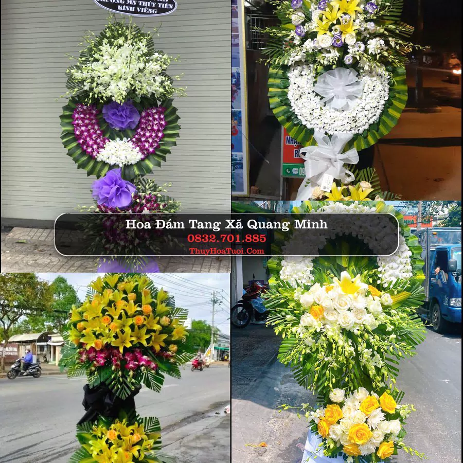 Đặt Vòng Hoa Tang Lễ tại Xã Quang Minh, Hà Nội