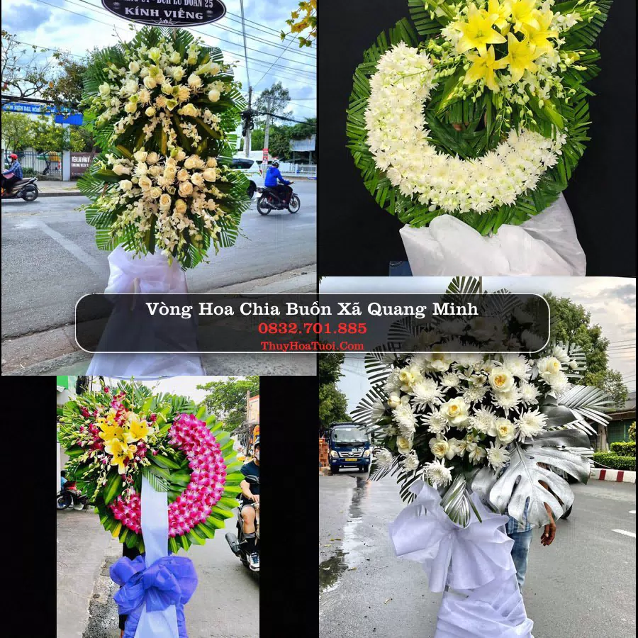 Kệ hoa tang lễ giao tại Xã Quang Minh, Hà Nội
