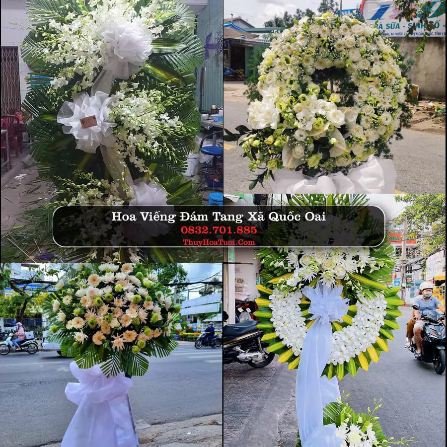Đặt Vòng Hoa Tang Lễ tại Xã Quốc Oai, Hà Nội