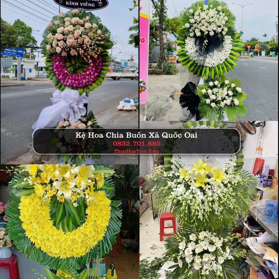 Kệ hoa tang lễ giao tại Xã Quốc Oai, Hà Nội