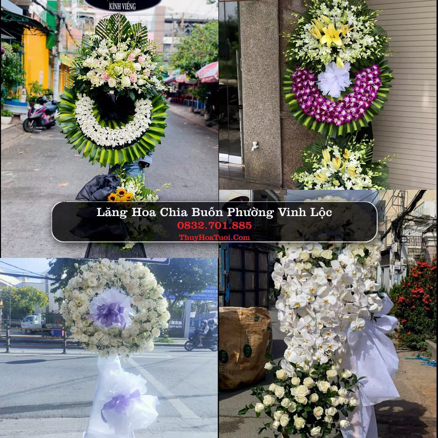 Vòng hoa chia buồn Phường Vinh Lộc - ThuyHoaTuoi.Com