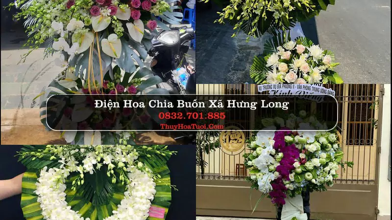 Đặt Hoa Chia Buồn tại Xã Hưng Long, TP.HCM