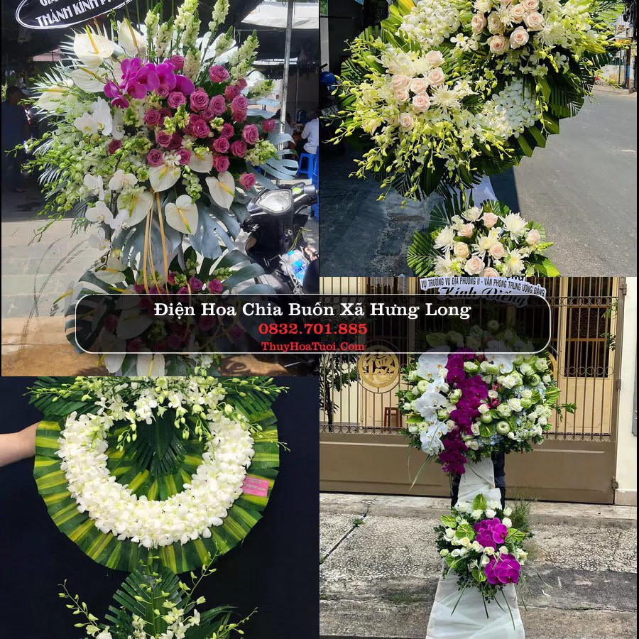 Đặt Hoa Chia Buồn tại Xã Hưng Long, TP.HCM