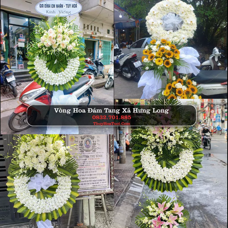 Kệ hoa tang lễ giao tại Xã Hưng Long, TP.HCM