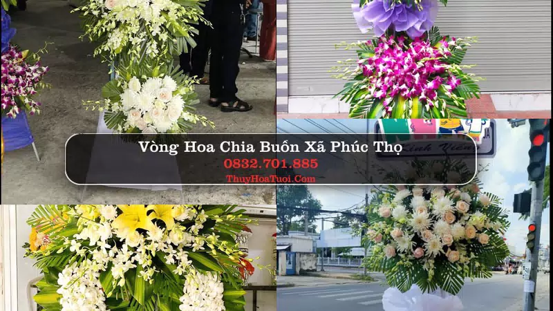 Đặt Vòng Hoa Chia Buồn tại Xã Phúc Thọ, Hà Nội