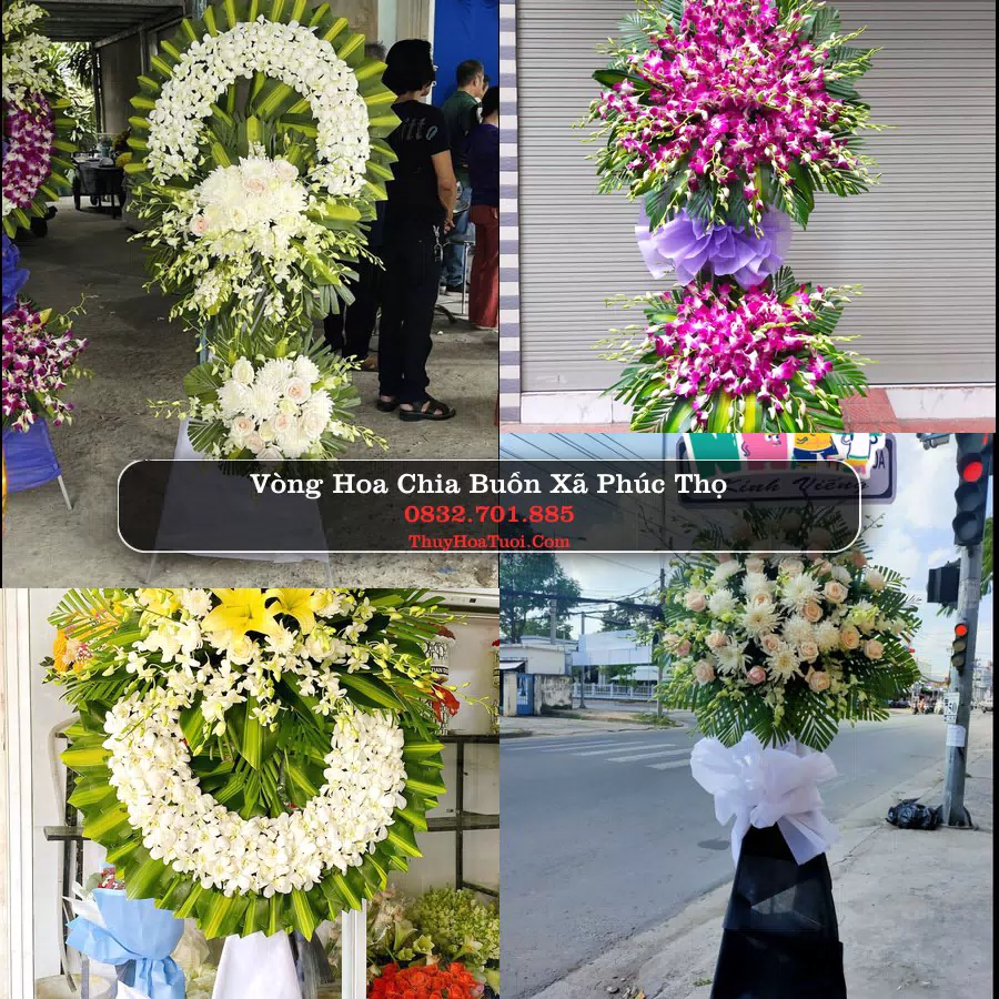 Đặt Vòng Hoa Chia Buồn tại Xã Phúc Thọ, Hà Nội