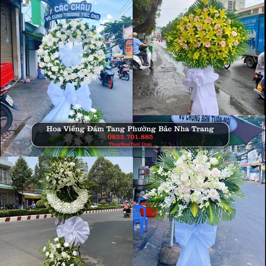 Đặt Hoa Chia Buồn tại Phường Bắc Nha Trang, Khánh Hòa