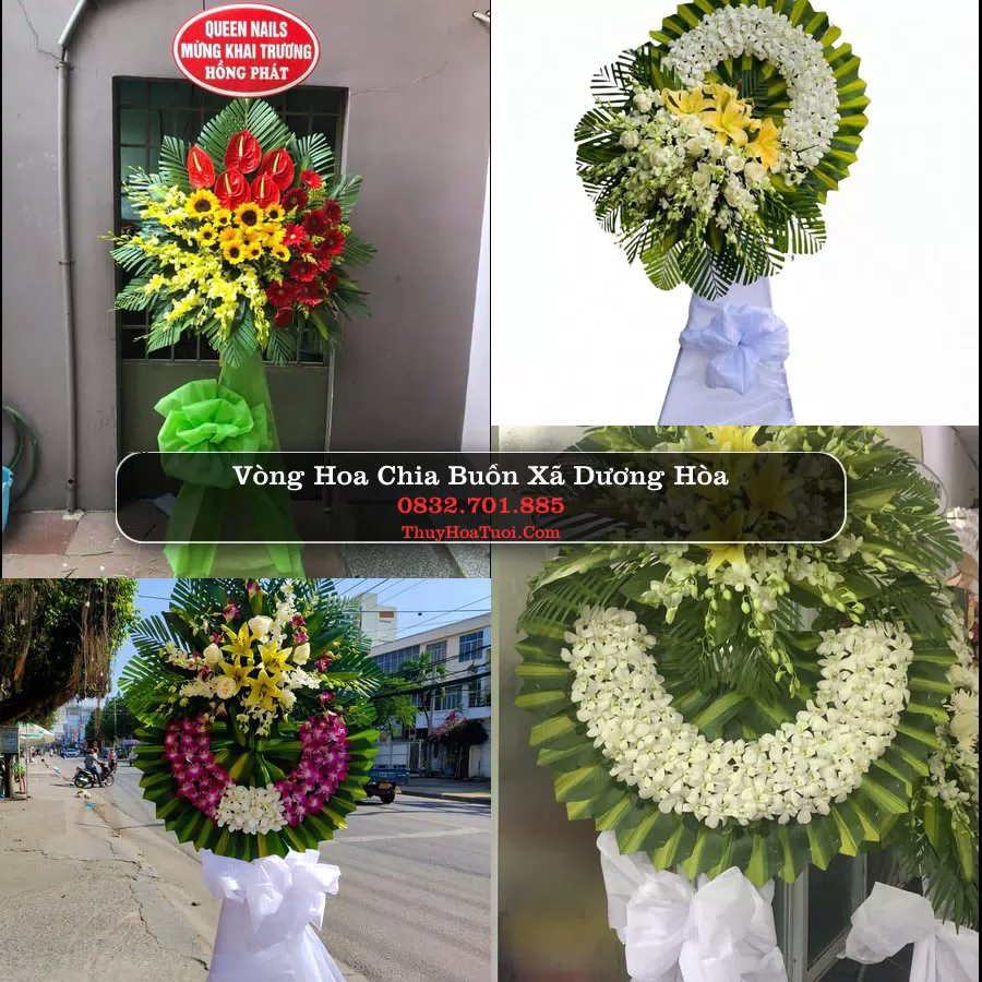 Đặt Vòng Hoa Tang Lễ tại Xã Dương Hòa, Hà Nội