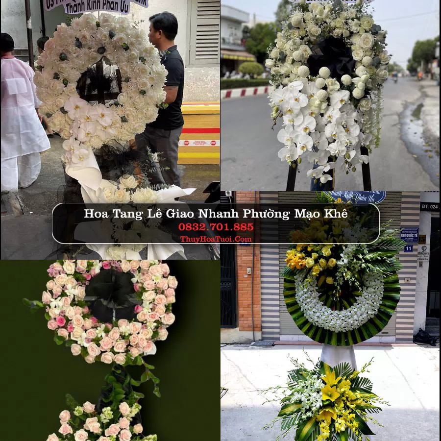 Kệ hoa tang lễ giao tại Phường Mạo Khê, Quảng Ninh
