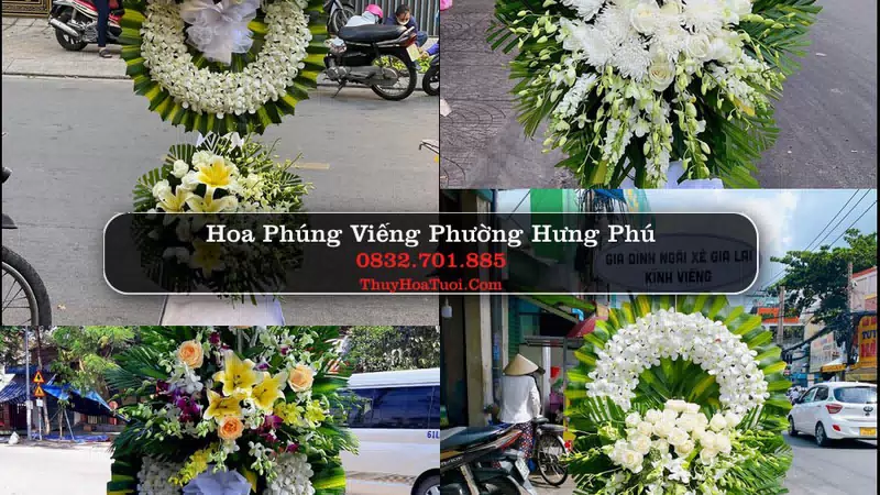 Đặt Vòng Hoa Chia Buồn tại Phường Hưng Phú, Cần Thơ